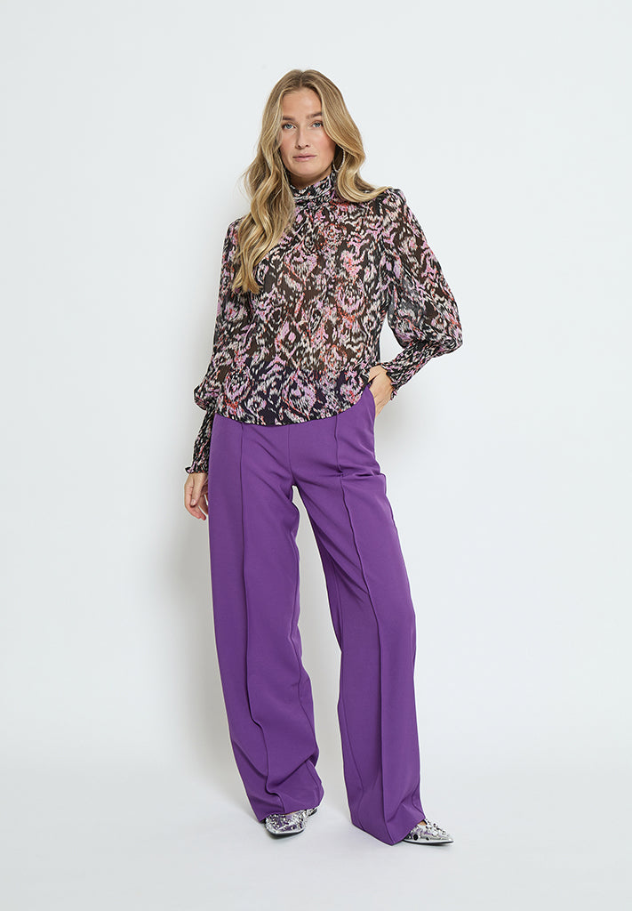 Peppercorn PCRegitze Blouse Blouse 9000P Black Print