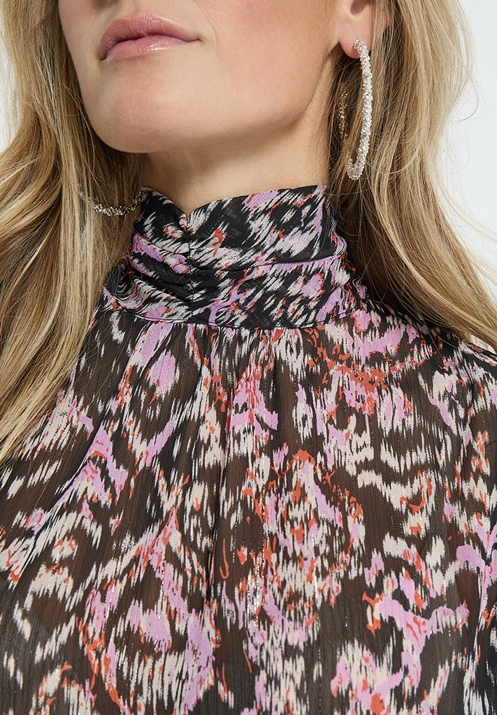 Peppercorn PCRegitze Blouse Blouse 9000P Black Print