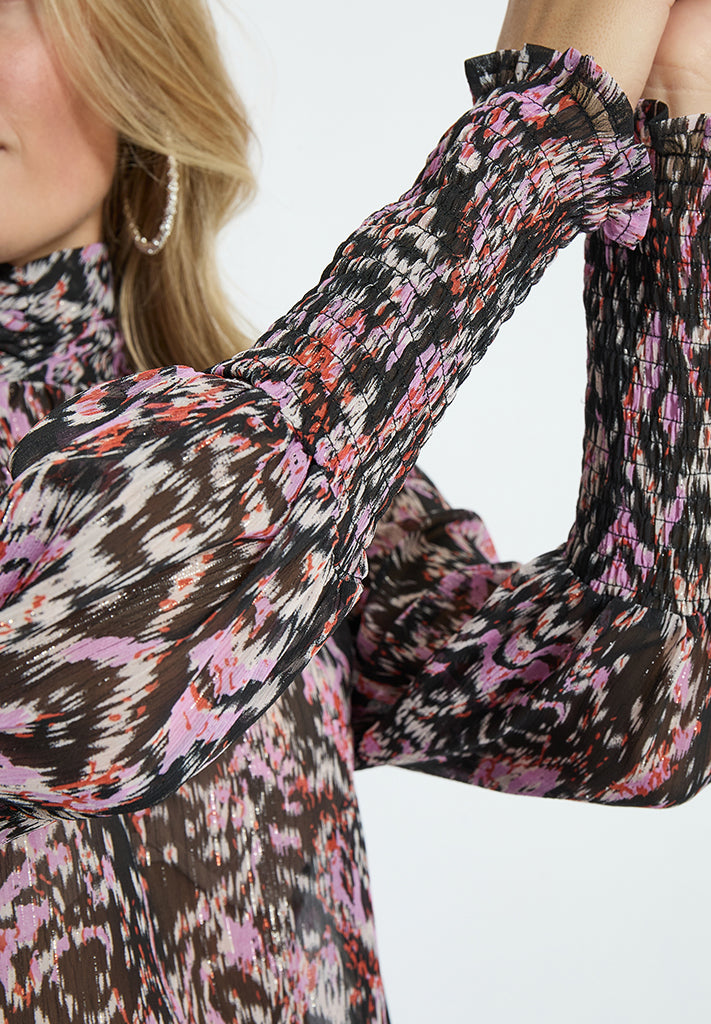 Peppercorn PCRegitze Blouse Blouse 9000P Black Print