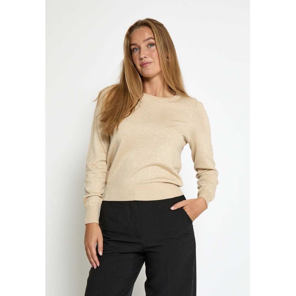 Peppercorn PCRemi Puff Pullover Pullover 0265MET Sandshell Metallic
