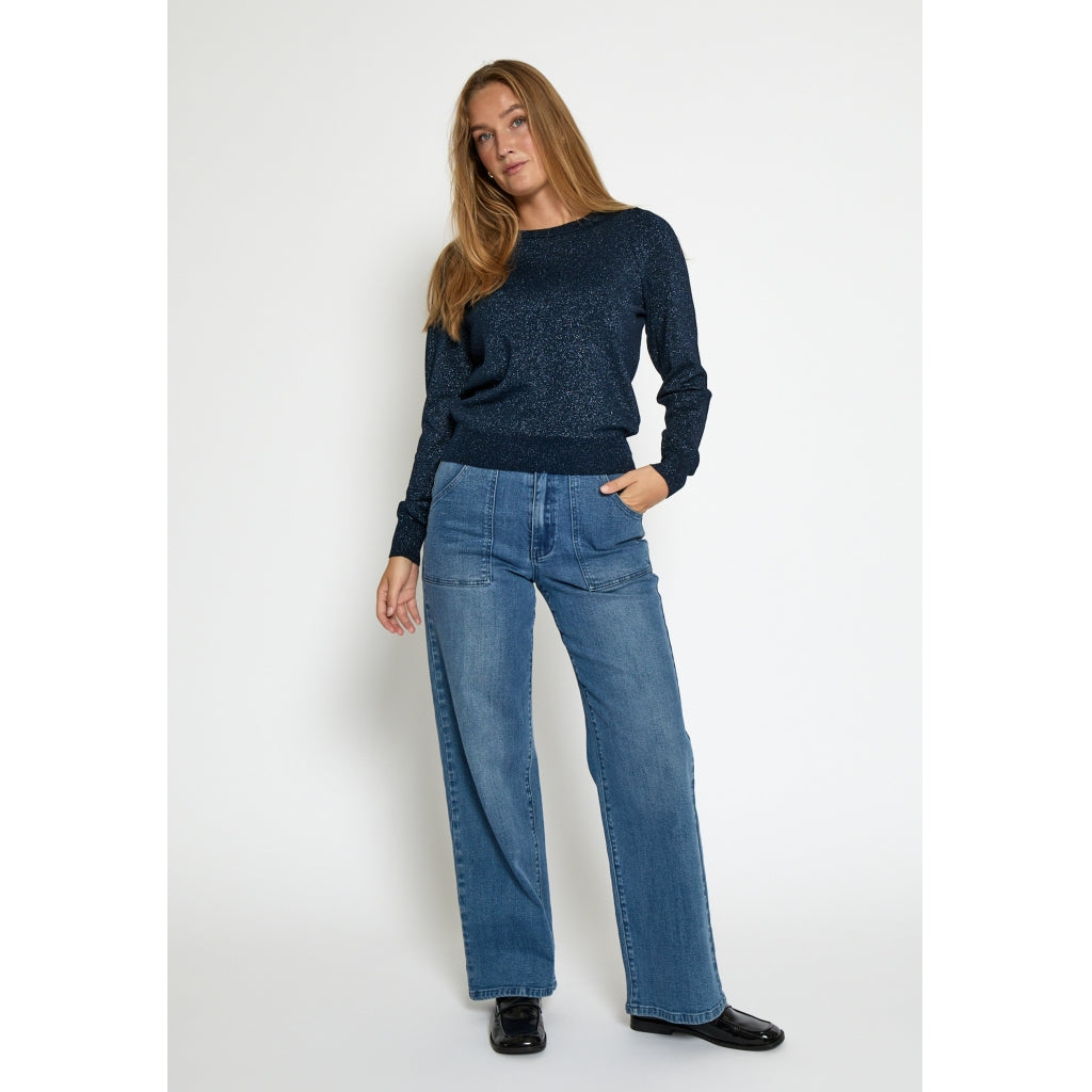 Peppercorn PCRemi Puff Pullover Pullover 2994MET Sky Captain metalic
