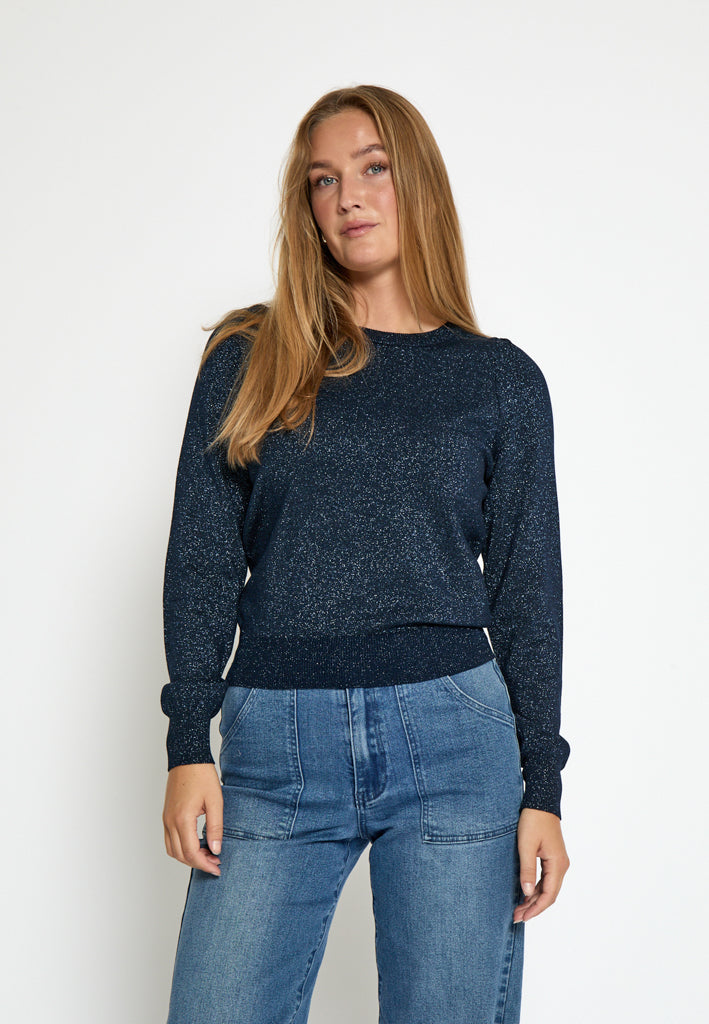 Peppercorn PCRemi Puff Pullover Pullover 5270 Black Iris