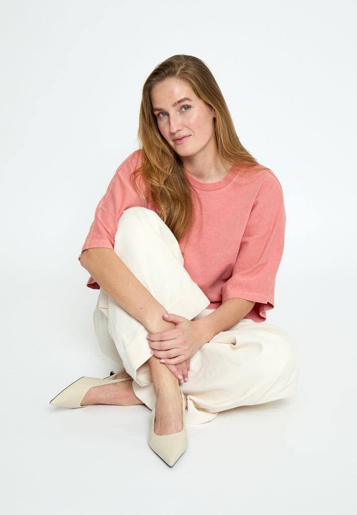 Peppercorn PCRicky T-Shirt T-Shirt 4172 Dahlia Coral