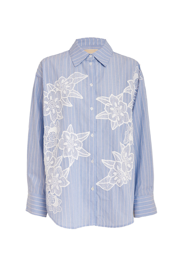 Peppercorn PCRima Shirt Shirt 2284S Skyway Blue Stripe