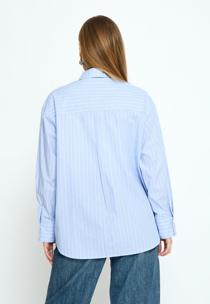 Peppercorn PCRima Shirt Shirt 2284S Skyway Blue Stripe
