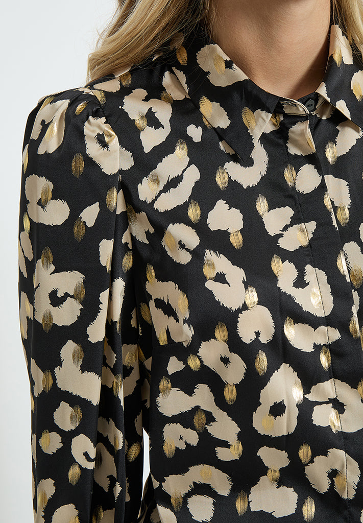 Peppercorn PCRimona Giada Shirt Shirt 9000P Black Print
