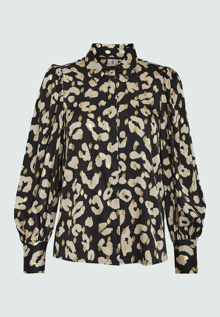 Peppercorn PCRimona Giada Shirt Shirt 9000P Black Print