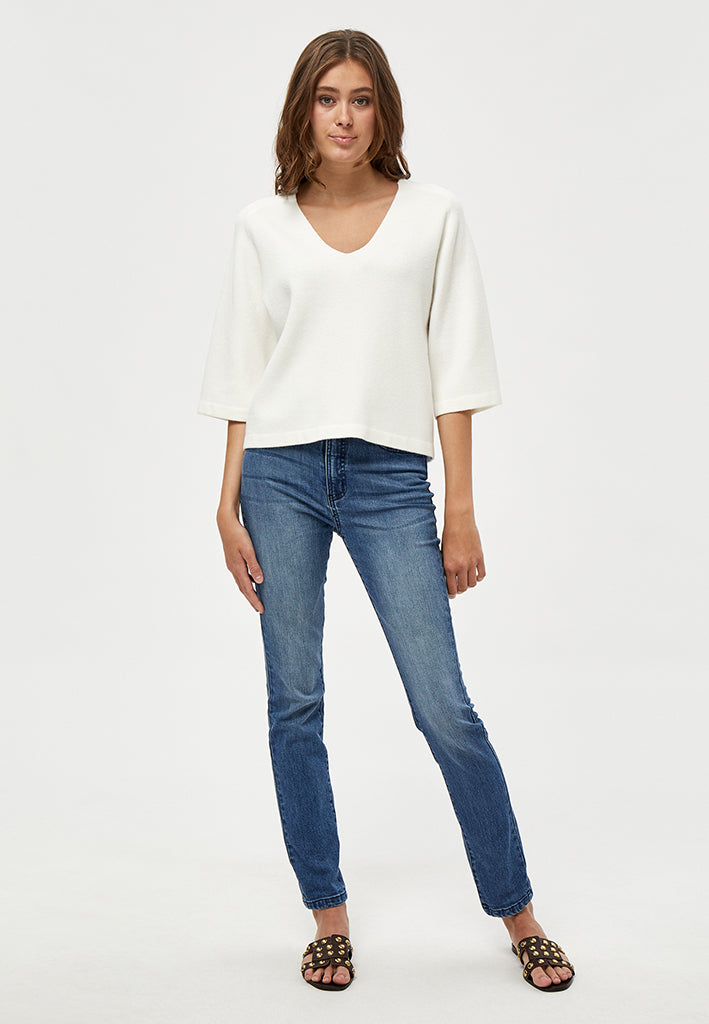 Peppercorn PCRosalia Knit Pullover Pullover 235 Cloud Dancer