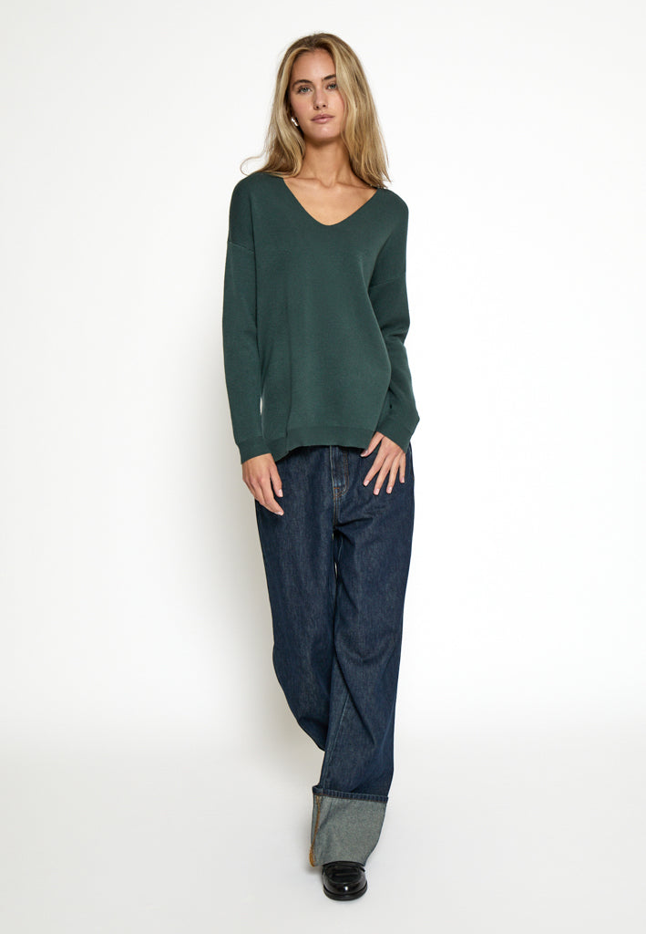 Peppercorn PCRosalia Knit Pullover Pullover 4112 Jungle Green