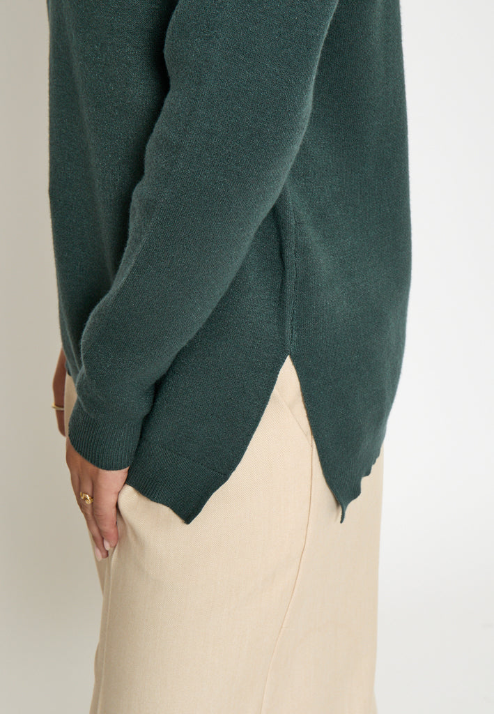 Peppercorn PCRosalia Knit Pullover Pullover 4112 Jungle Green