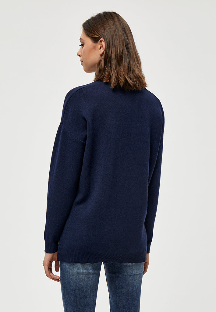 Peppercorn PCRosalia Knit Pullover Pullover 5270 Black Iris