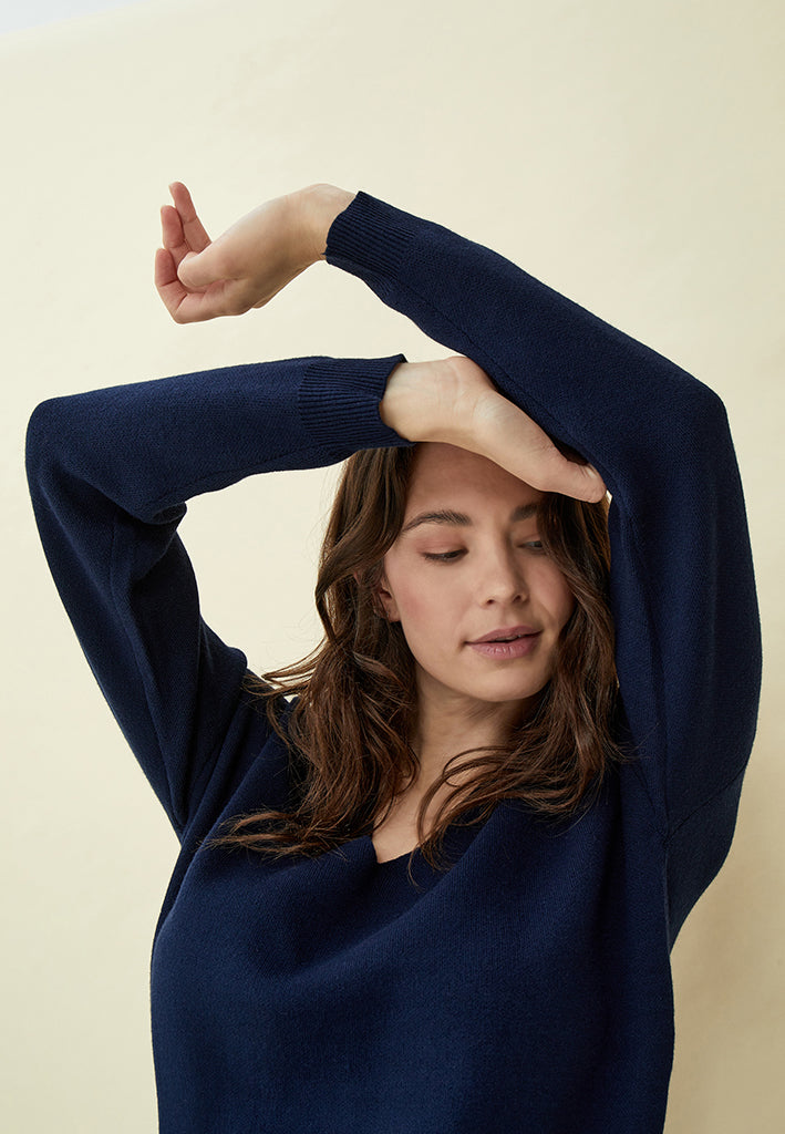 Peppercorn PCRosalia Knit Pullover Pullover 5270 Black Iris