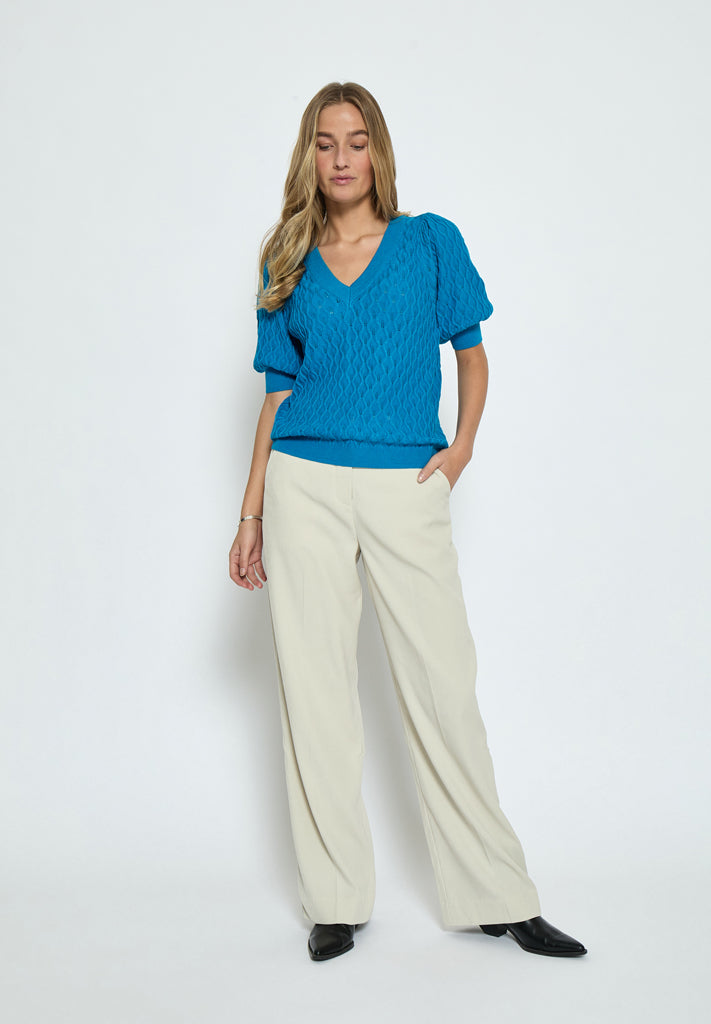 Peppercorn PCRosalia Knit T-Shirt T-Shirt 1009 Hawaiian Surf Blue