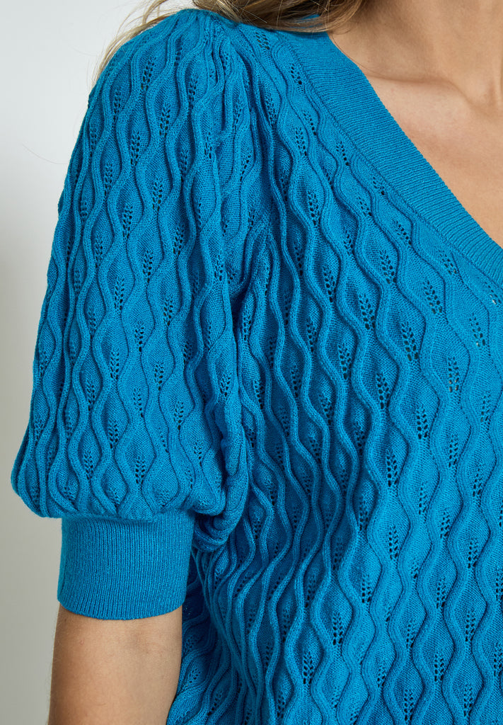 Peppercorn PCRosalia Knit T-Shirt T-Shirt 1009 Hawaiian Surf Blue