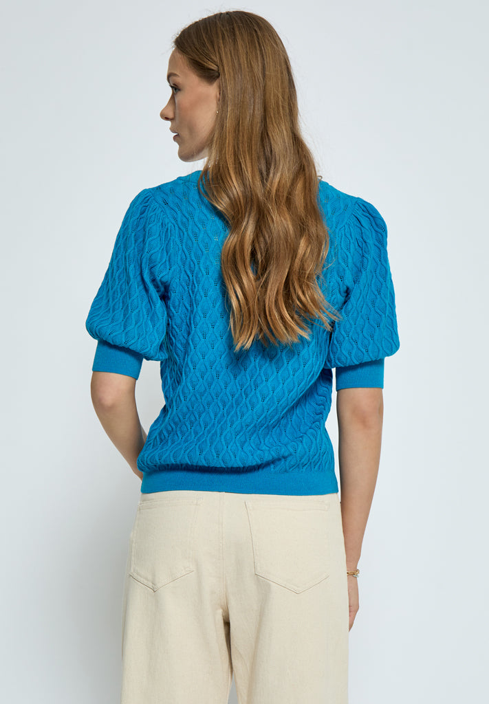 Peppercorn PCRosalia Knit T-Shirt T-Shirt 1009 Hawaiian Surf Blue