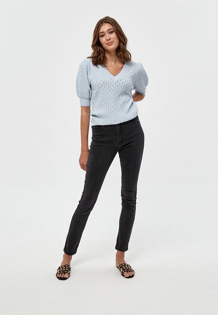 Peppercorn PCRosalia Knit T-Shirt T-Shirt 1025 Skyblue