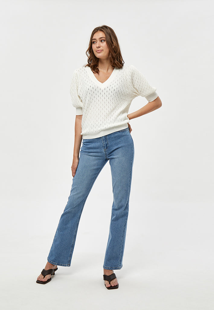 Peppercorn PCRosalia Knit T-Shirt T-Shirt 235 Cloud Dancer