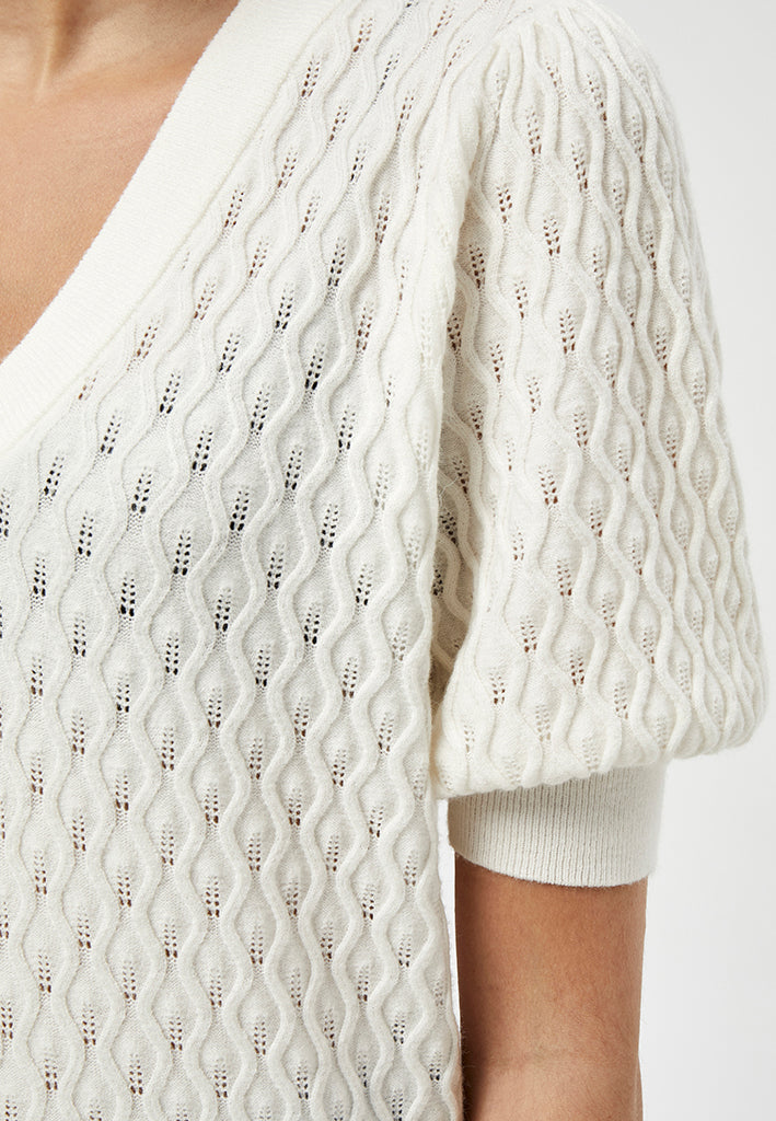 Peppercorn PCRosalia Knit T-Shirt T-Shirt 235 Cloud Dancer