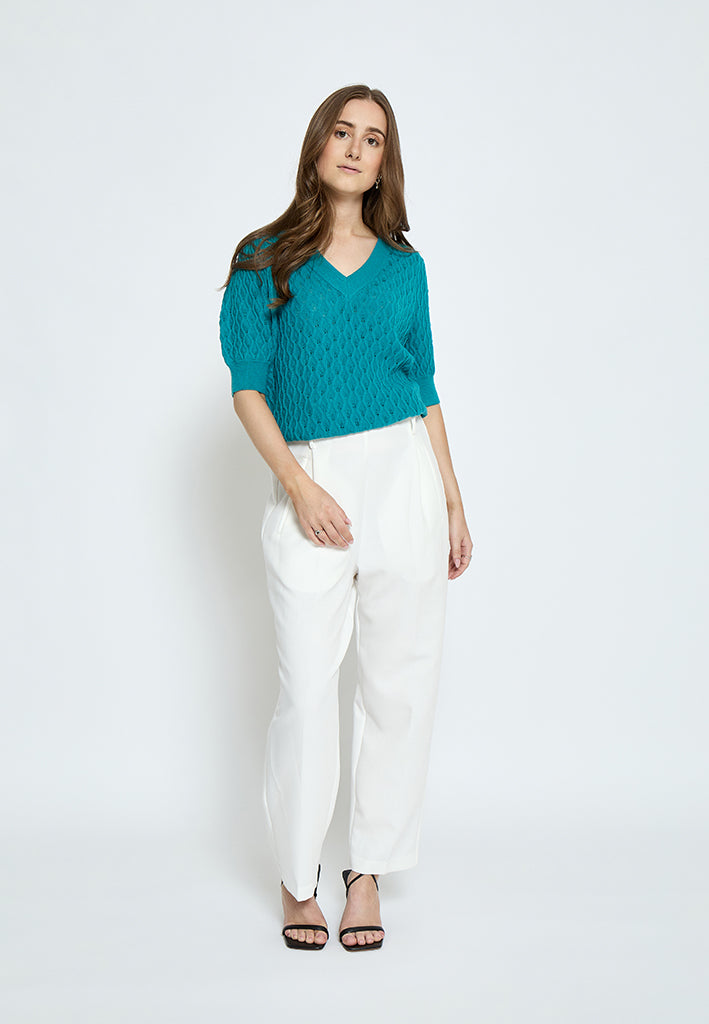 Peppercorn PCRosalia Knit T-Shirt T-Shirt 3057 Biscay Bay