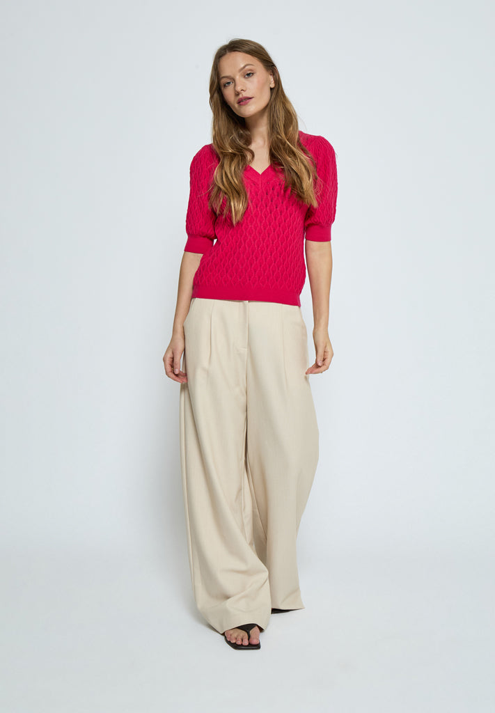 Peppercorn PCRosalia Knit T-Shirt T-Shirt 4039 Virtual Pink