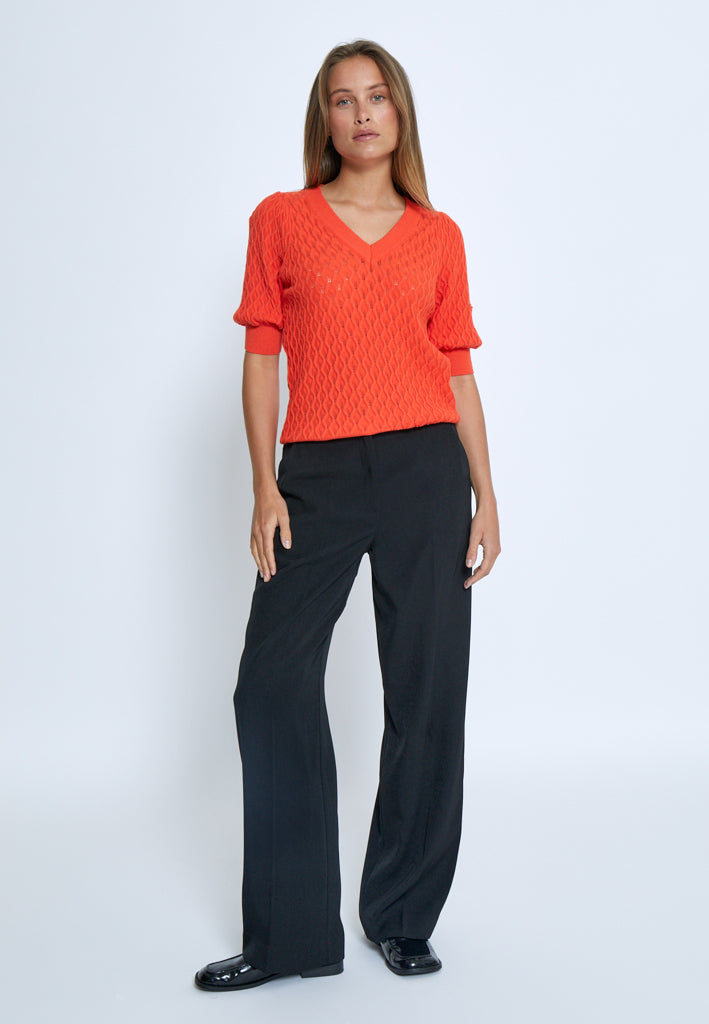 Peppercorn PCRosalia Knit T-Shirt T-Shirt 4071 GRENADINE