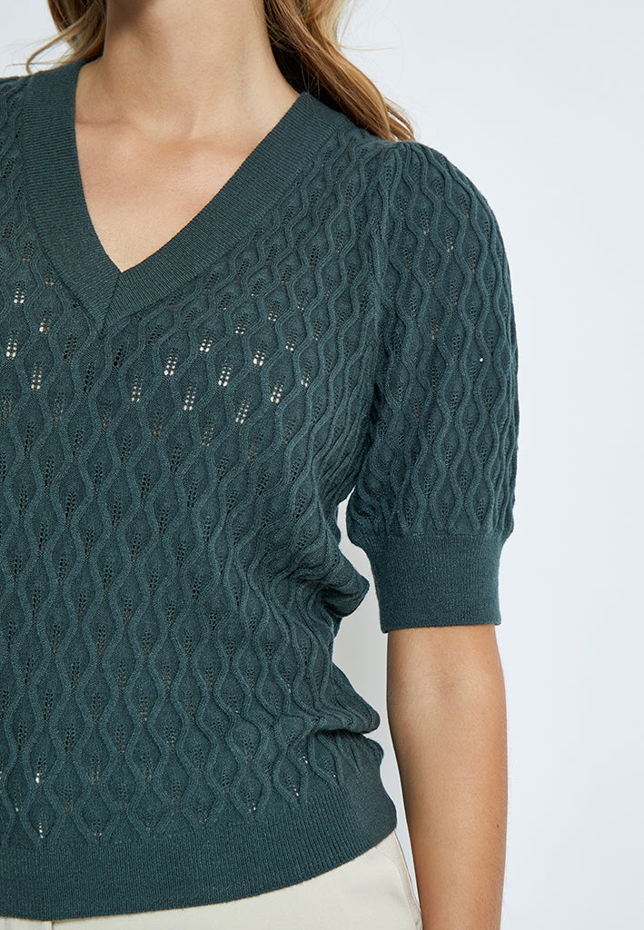 Peppercorn PCRosalia Knit T-Shirt T-Shirt 4112 Jungle Green