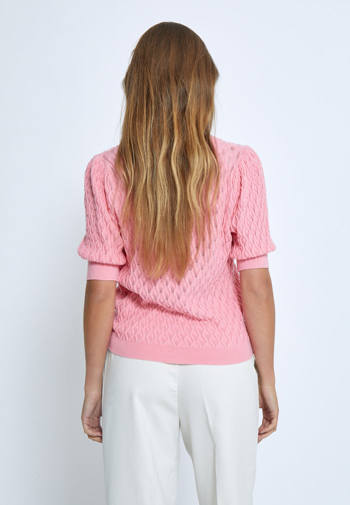 Peppercorn PCRosalia Knit T-Shirt T-Shirt 4403 Peony Pink