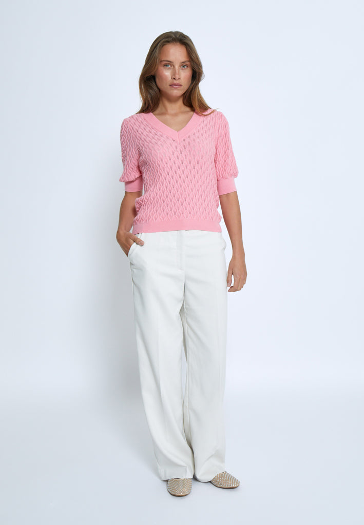 Peppercorn PCRosalia Knit T-Shirt T-Shirt 4403 Peony Pink