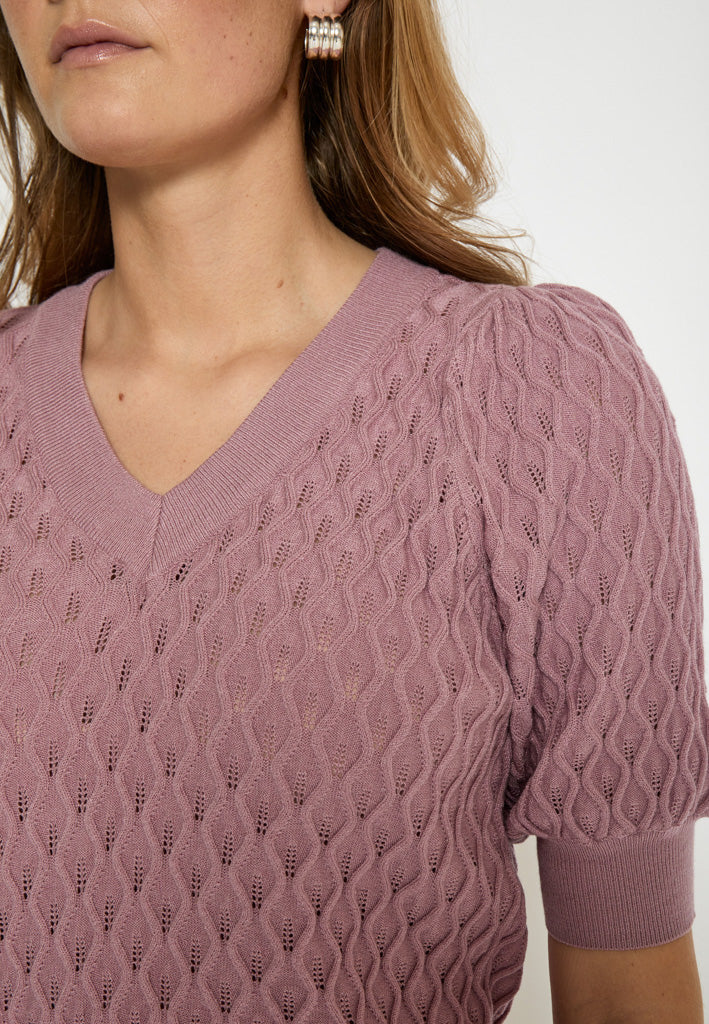 Peppercorn PCRosalia Knit T-Shirt T-Shirt 4458 Ash Rose