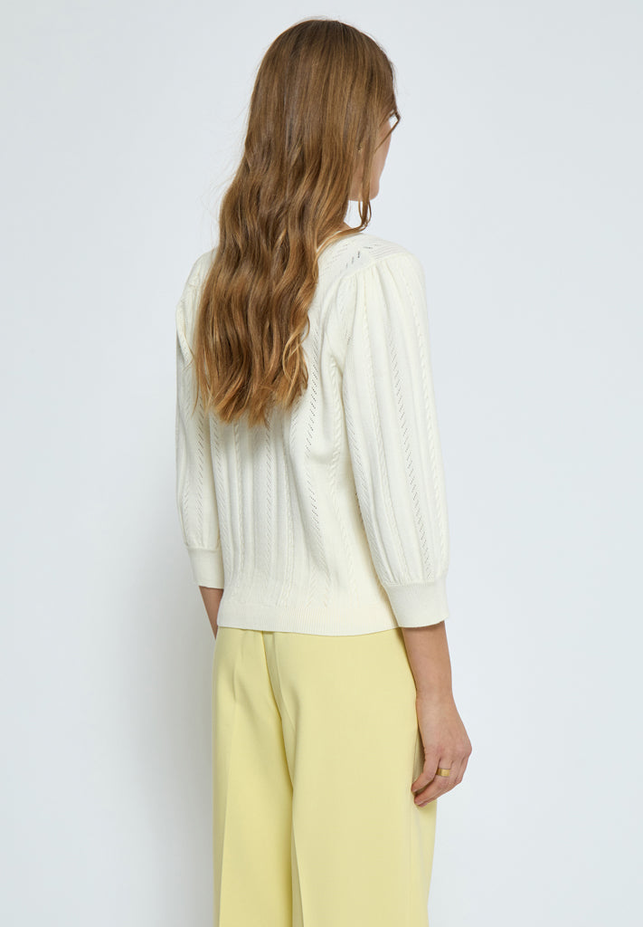 Peppercorn PCRosalia V Pullover Pullover 235 Cloud Dancer