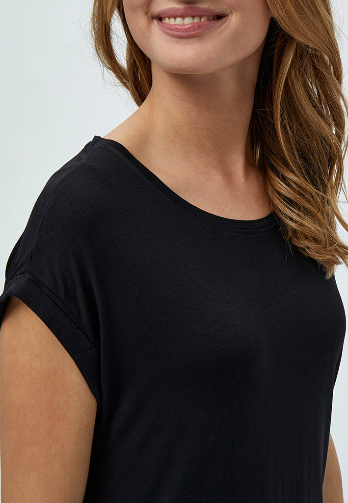 Peppercorn PCRosalinda Malucca T-Shirt T-Shirt 9000 Black
