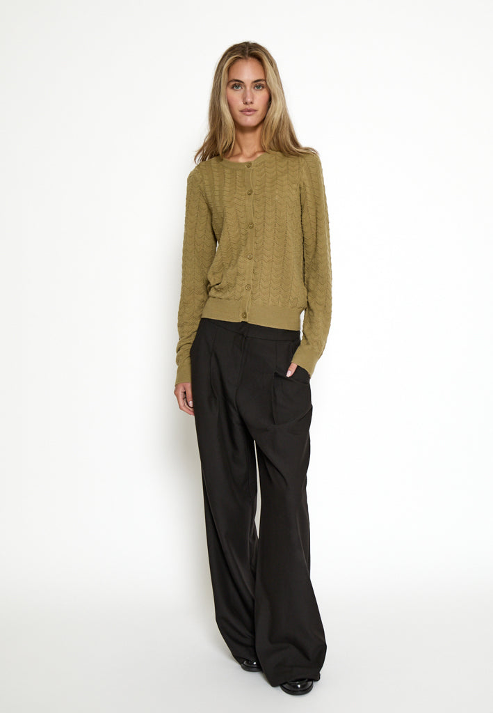 Peppercorn PCRosy Cardigan Cardigans 0148 Gray Green