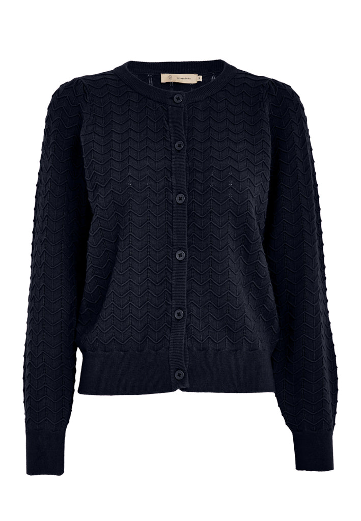 Peppercorn PCRosy Cardigan Cardigans 5270 Dark Navy