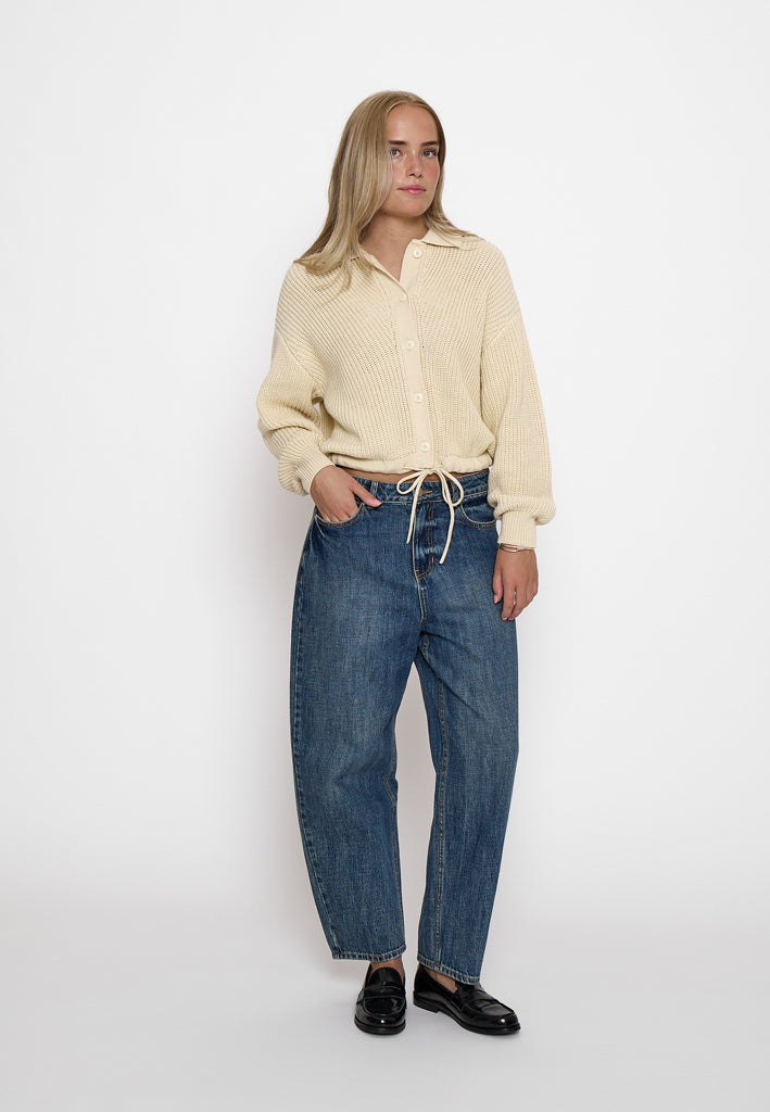 Peppercorn PCRoxy Cardigan Cardigans 0023 Seedpearl Cream