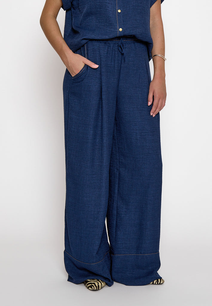 Peppercorn PCRuth Pant Pant 5270M Dark Navy Mel.