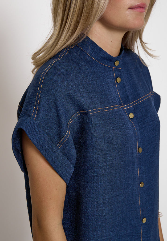 Peppercorn PCRuth Shirt Shirt 5270M Dark Navy Mel.