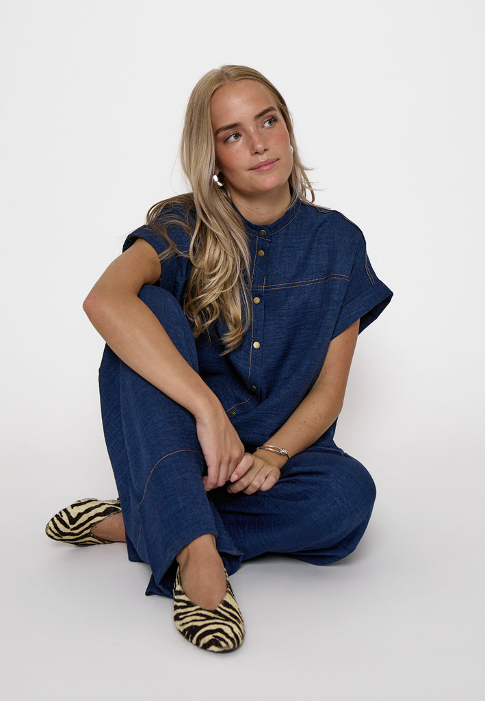 Peppercorn PCRuth Shirt Shirt 5270M Dark Navy Mel.