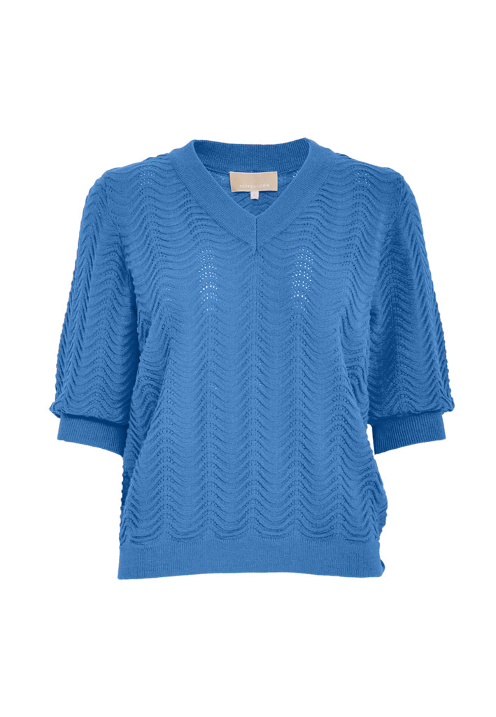 Peppercorn PCRuthia V-Neck Pullover Pullover 2016 CORNFLOWER BLUE