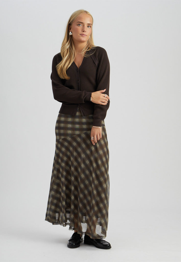 Peppercorn PCSafina Mesh Skirt Skirt 5050P Toffee Print