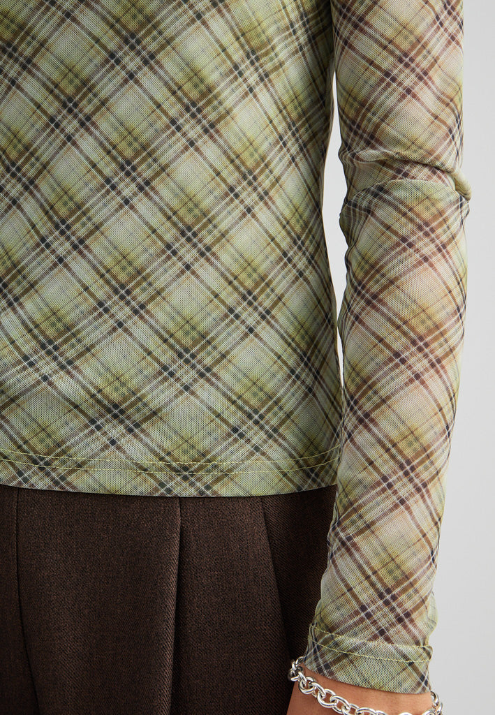 Peppercorn PCSafina Top Top 3064C Wild Lime Check
