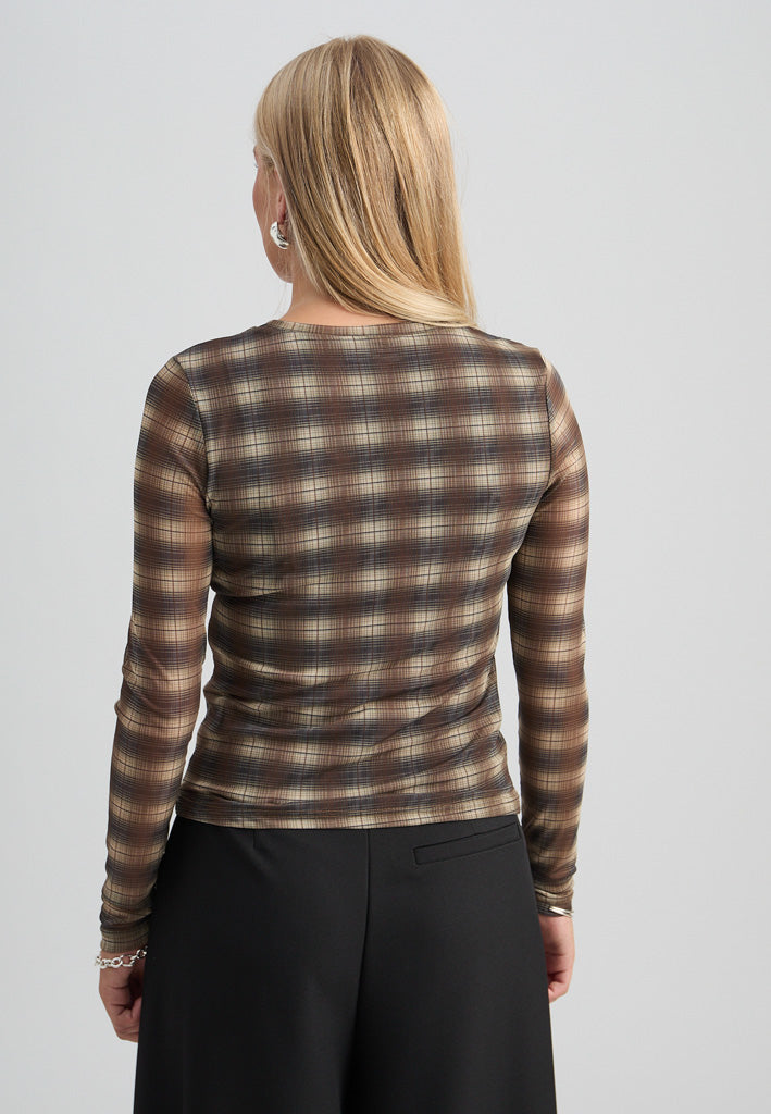 Peppercorn PCSafina Top Top 5050P Toffee Print