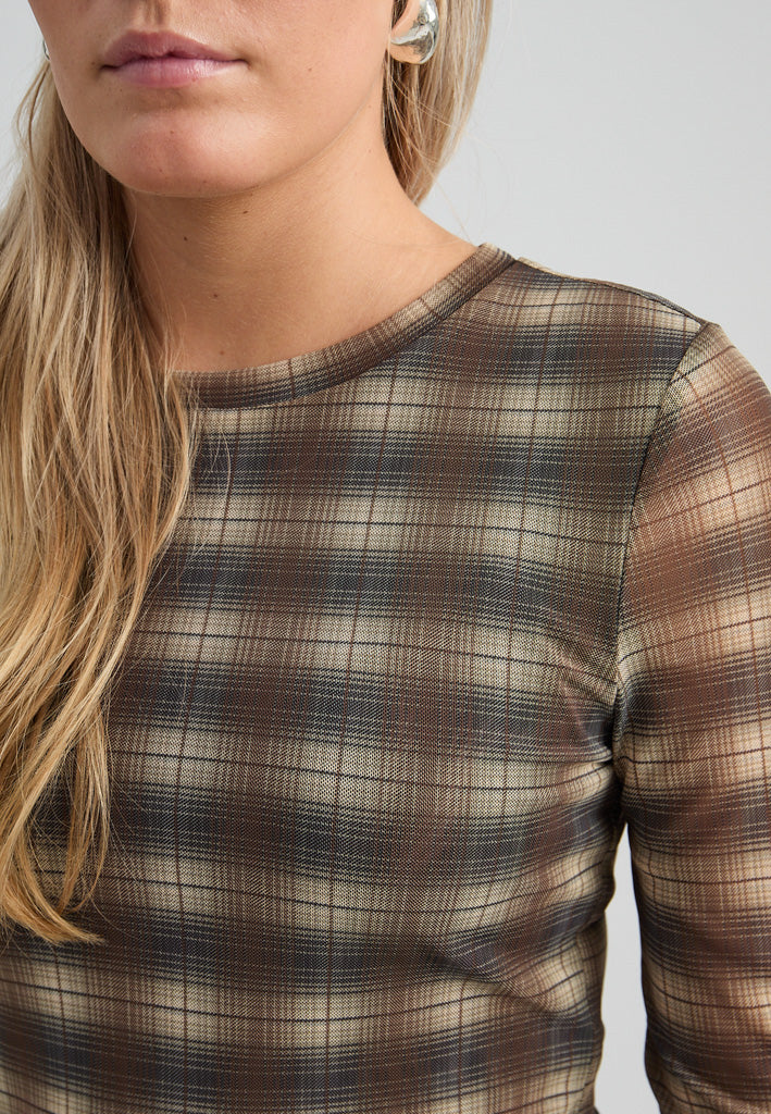 Peppercorn PCSafina Top Top 5050P Toffee Print