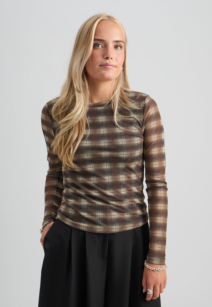 Peppercorn PCSafina Top Top 5050P Toffee Print