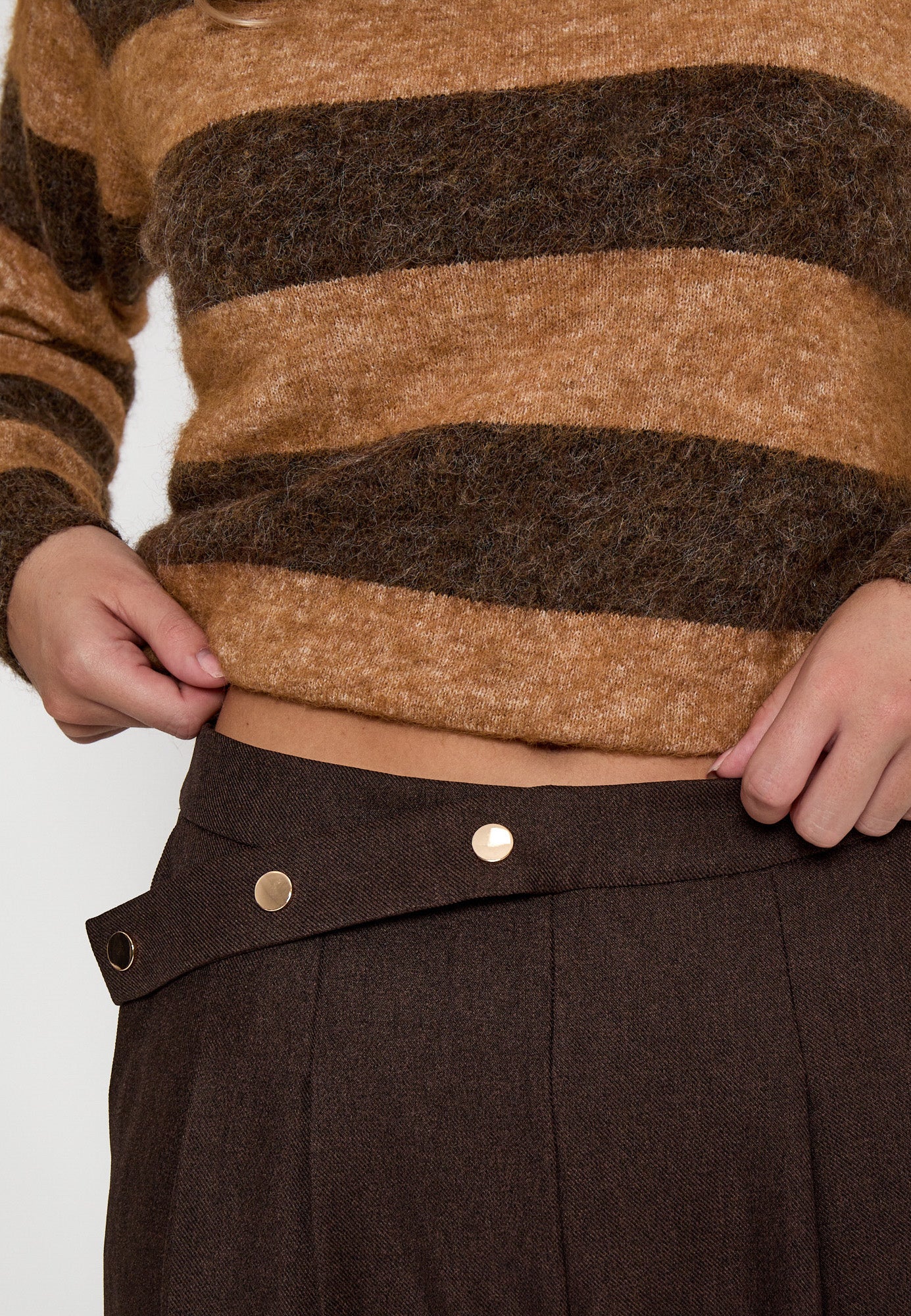 Peppercorn PCSalto Pant Pant 3960M Java Brown Melange