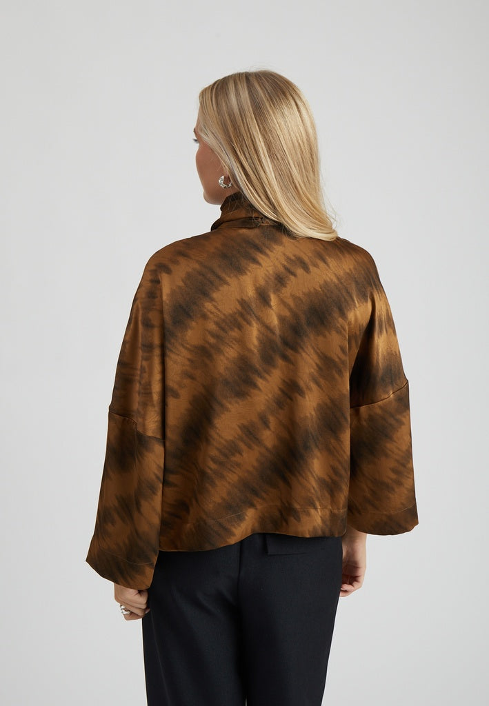 Peppercorn PCSamira Blouse Blouse 5050P Toffee Print
