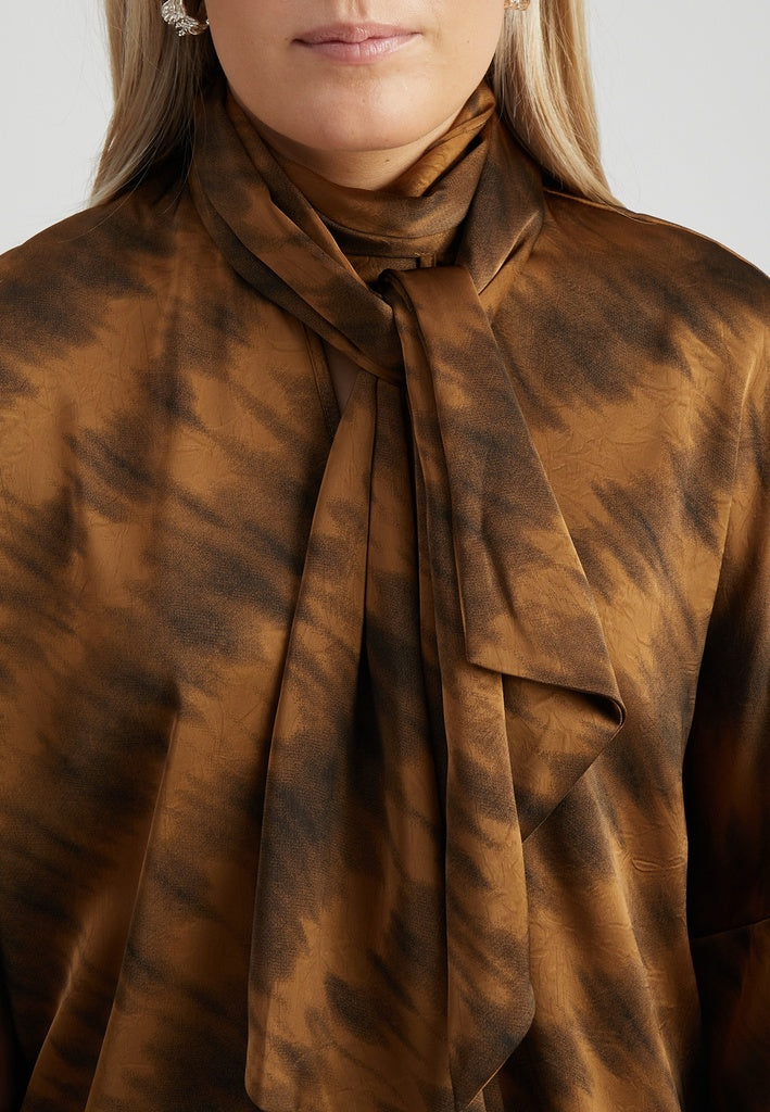 Peppercorn PCSamira Blouse Blouse 5050P Toffee Print