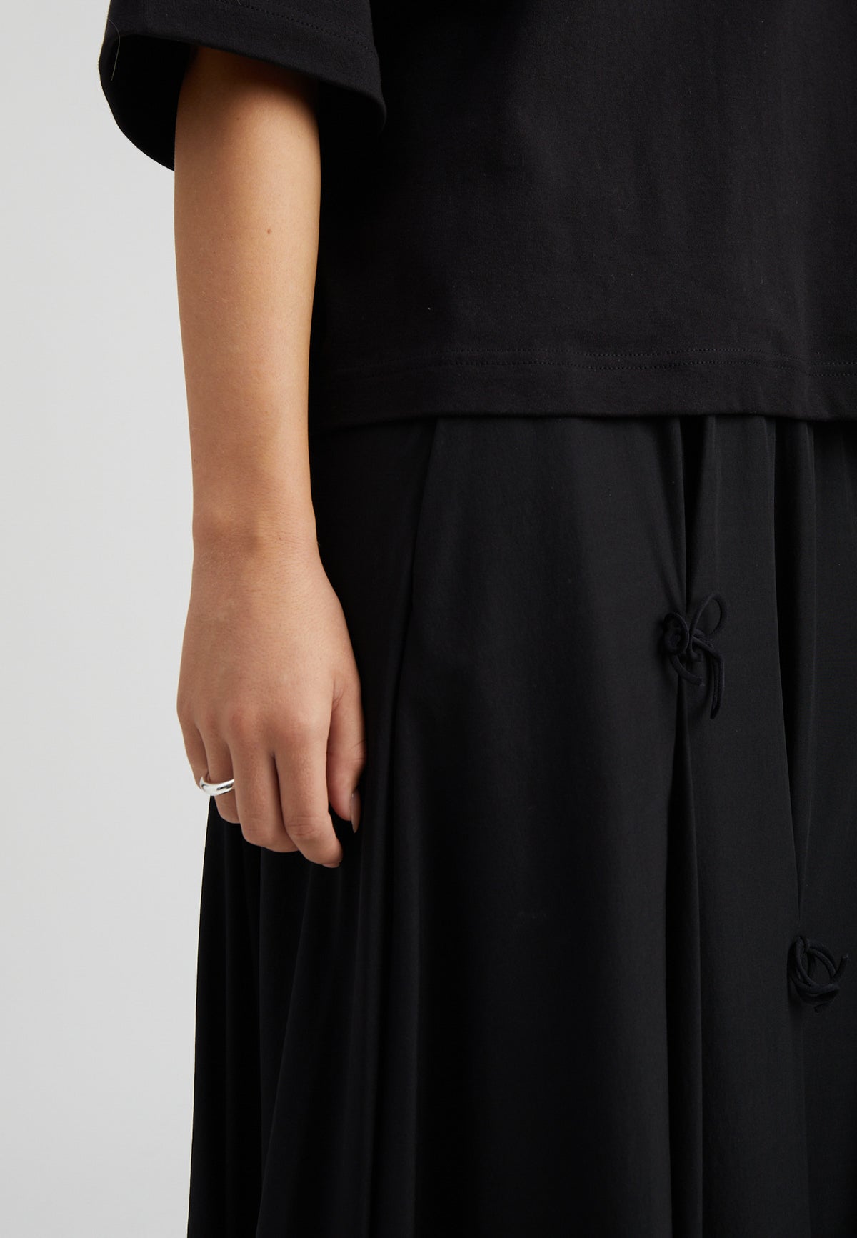 Peppercorn PCShalinah Bow Skirt Skirt 9000 Black