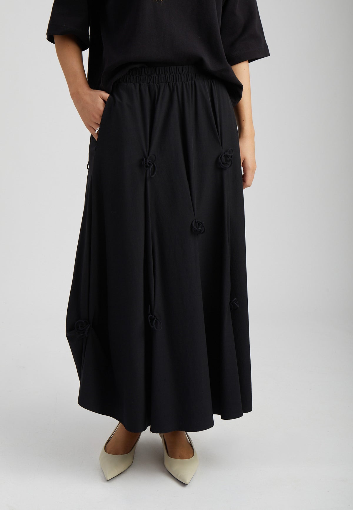 Peppercorn PCShalinah Bow Skirt Skirt 9000 Black