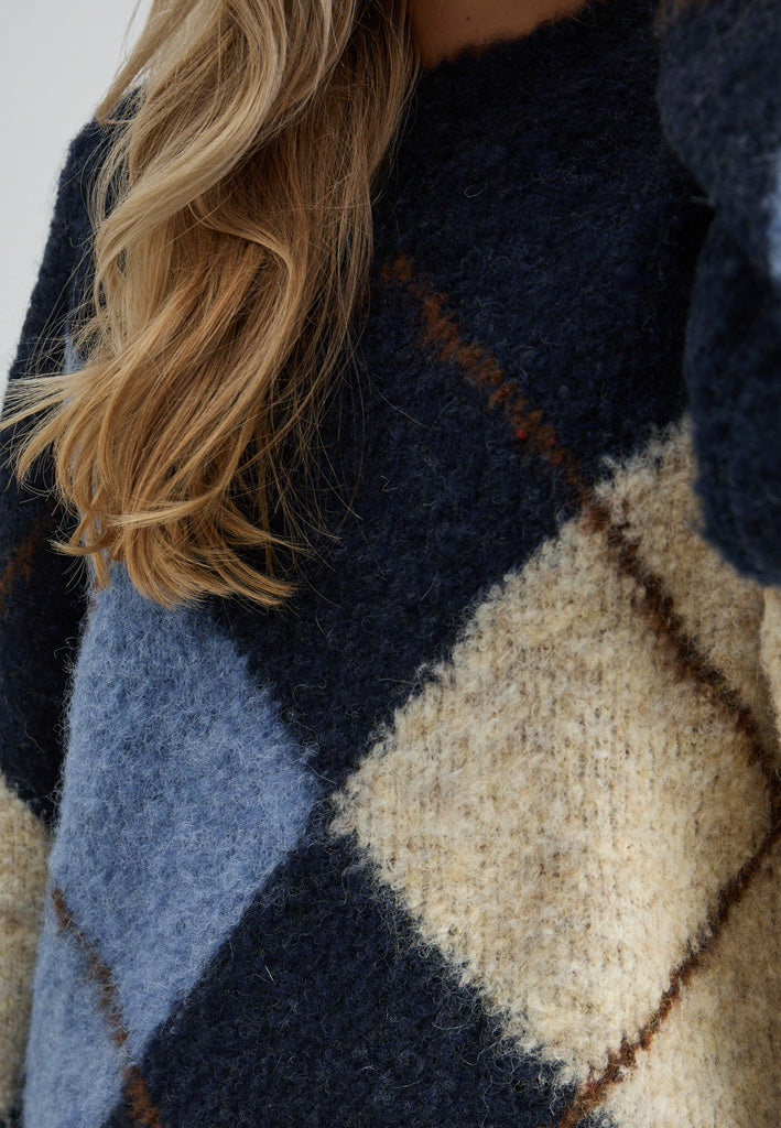 Peppercorn PCShania Pullover Pullover 2994J Sky Captain Jacquard