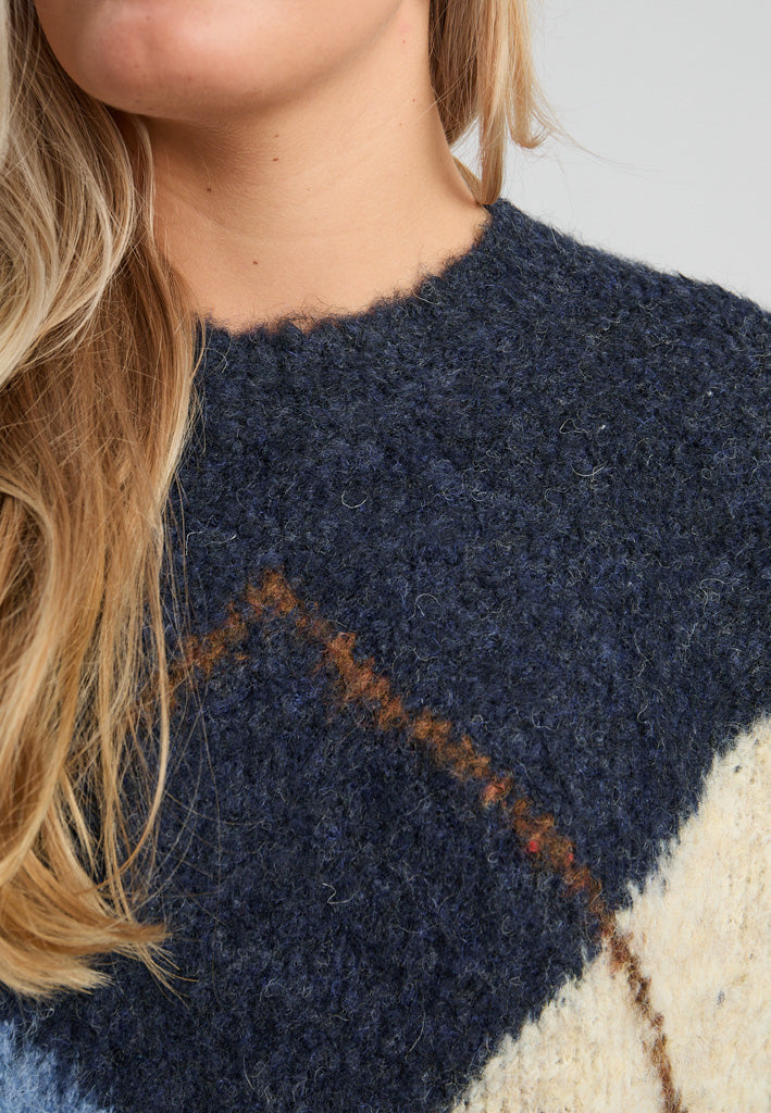 Peppercorn PCShania Pullover Pullover 2994J Sky Captain Jacquard